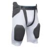 Champro Tri-Flex 5-Pad Integrated Girdle, White, Grey Inset, Medium (FPGU6YWM) view 1