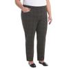 Dalia Women's Pull-On Ponte Pant 4-Way Stretch Fabric (Multi (Plaid),XX-Large) view 4