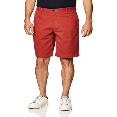 Dockers Men's Perfect Short Classic Fit 10.5", Bank Red, 40
