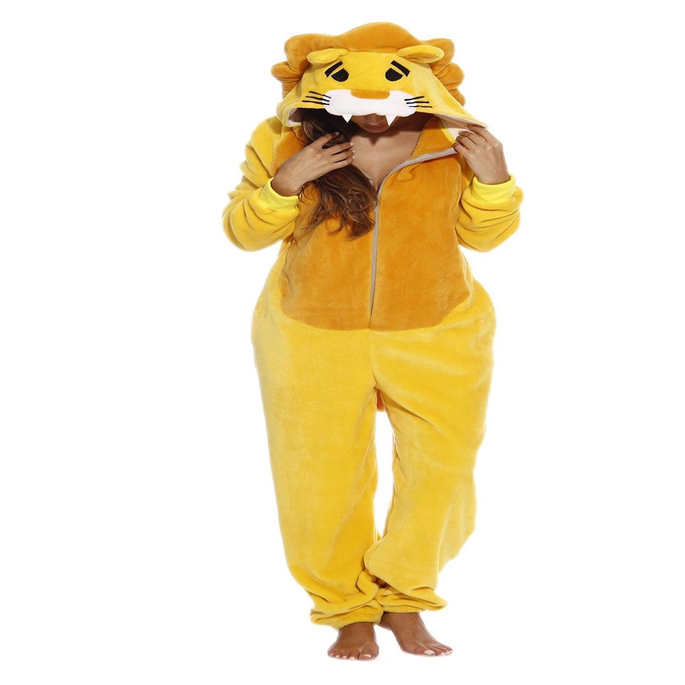 Just Love L6404-S-Lion #FollowMe Adult Onesie/Adult Pajamas