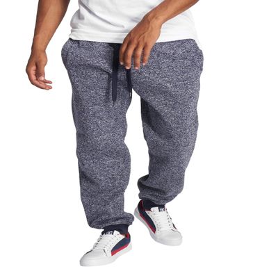 Southpole Men's Basic Fleece Marled Jogger Pant, Marled Navy(Marled), 3XB
