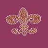 Dog in the Closet, Fleur de Lis (Gold Rhinestuds) - Rhinestone Dog Bandana - Choice of Color view 2