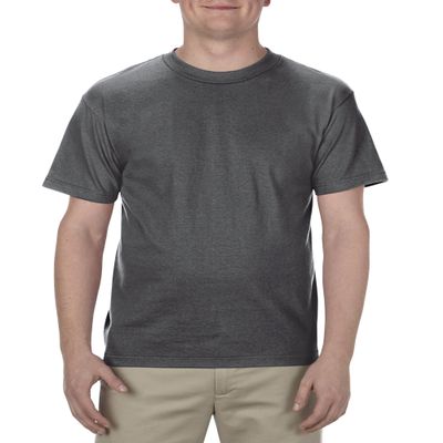 Alstyle Apparel AAA Men's Classic T-Shirt, Charcoal Heather, XL