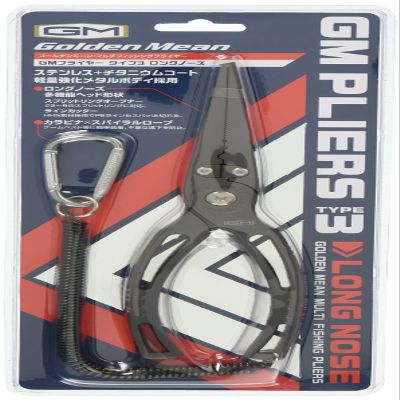 Golden Mean Golden Mean Fishing Pliers Type 3 Long Nose 195 grams 196 mm GM (4101)