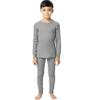 Boys Thermal Long Underwear Set (2T, Gray) view 1