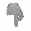 Boys Thermal Long Underwear Set (2T, Gray) view 2