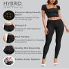 Hybrid & Company Womens Hyper Ultra Stretch Comfy Skinny Leg Work Casual Pants P44876SKX Black 3X view 4