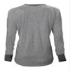 Mizuno Hitters Pullover, Heathered Light Grey, Extra Small view 2
