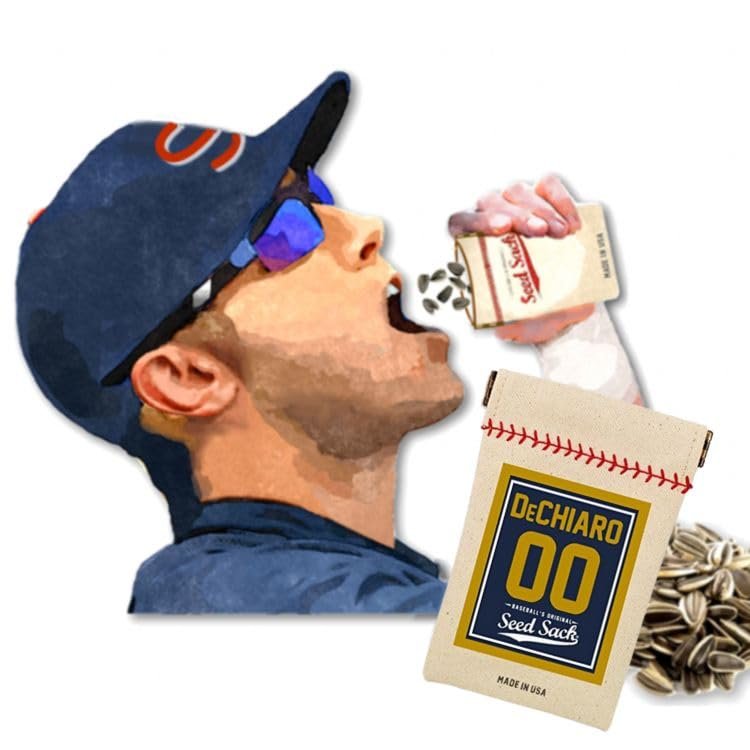 Baseball's Customized Seed Sack (Navy/Gold) Fits in Your Back Pocket. Take it on the Baseball Field!