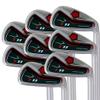 Power Back T11 Iron Set 4-SW Custom Made Golf Clubs Right Hand Regular R Flex Graphite Shafts Men's Standard Irons view 1