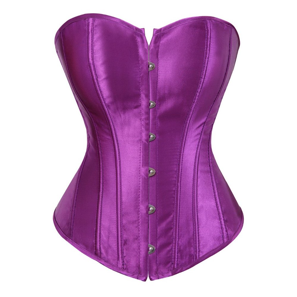Kranchungel Corset Tops for Women: Plus Size Renaissance Corset - Lace up Bustier Overbust Halloween Costumes for Renaissance Festival Photo Shoots 4X-Large