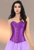 Kranchungel Corset Tops for Women: Plus Size Renaissance Corset - Lace up Bustier Overbust Halloween Costumes for Renaissance Festival Photo Shoots 4X-Large view 2