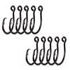 Mustad Demon Perfect Inline Circle Hook 39950NP, 3X Strong Fishing Hooks, Wide Gap Circle Hook Packs for Saltwater & Freshwater Fishing, Original Design Big Hooks, Black Nickel - Size 1/0-10 Packs view 1