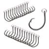 Mustad Ringed Demon Offset Circle 4X Strong - Designed to Perform Flawlessly Featuring Kirbed Hook - Black Nickel - Size 7/0 - Pack of 25 view 1