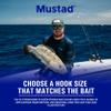 Mustad Ringed Demon Offset Circle 4X Strong - Designed to Perform Flawlessly Featuring Kirbed Hook - Black Nickel - Size 7/0 - Pack of 25 view 3