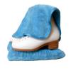GIANTCLEAN Deluxe Blade Cover (Soaker) & Skate Wipe Care Kit (Royal Blue, Medium) view 1