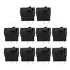 10x Rocker Switch Switches 2-Pin Black On/Off Small Mini 3A 12V-250V DC 1/2 3/4 view 2