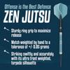Shot Darts Steel Tip, Zen Jutsu 80% Tungsten, Torpedo Shape, Front Balanced with Ring Grip Handcrafted Professional Dart Set and Flights Made in New Zealand Metal Tip Bar Darts view 4