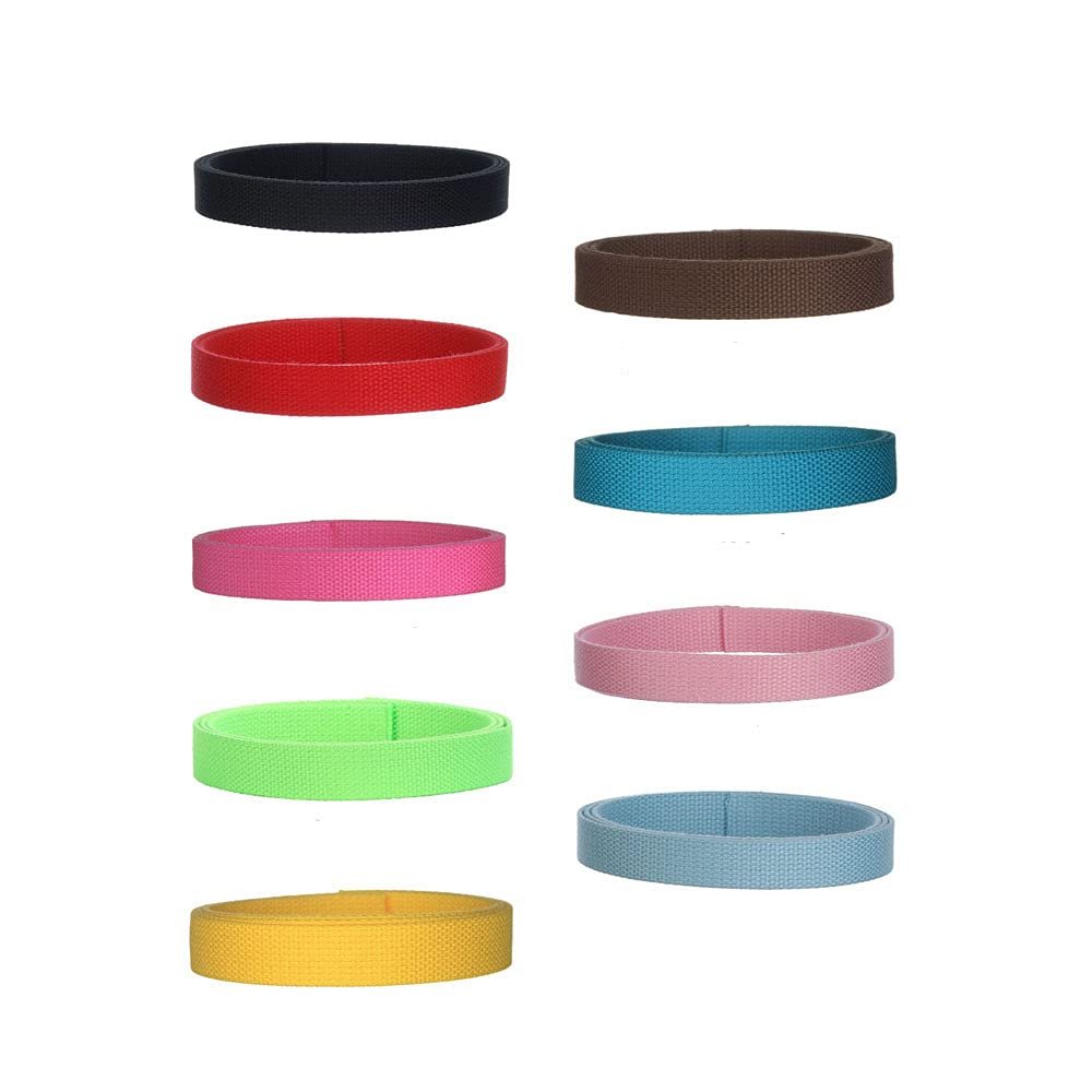 1" Medium Heavy Cotton Webbing - Choose Your Color (20 Yards, Mixed Colors)