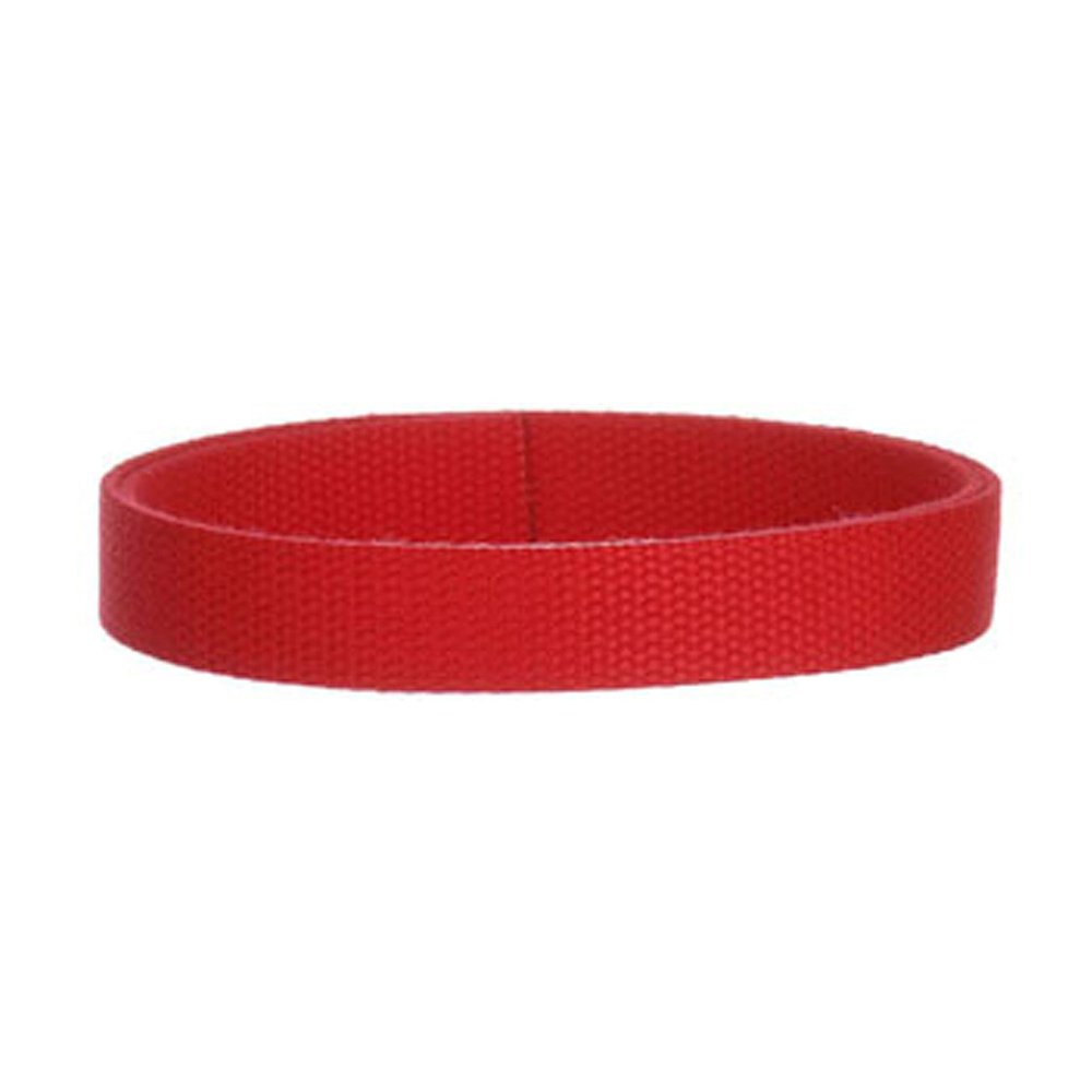 1" Medium Heavy Cotton Webbing - Choose Your Color (5 Yards, Red)