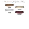 1" Medium Heavy Cotton Webbing - Choose Your Color (10 Yards, Mixed Colors) view 4