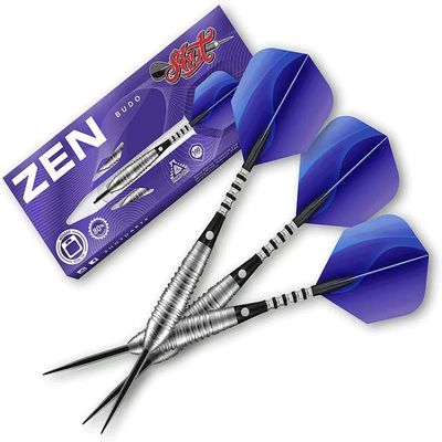 Shot Darts Metal Tip Zen Budo (23g/ 24g/ 26g) 80% Tungsten Center Balanced Bomber Shape Perfect for Beginner Handcrafted Professional Darts & Flights Made in New Zealand Metal Tips for Dart Board
