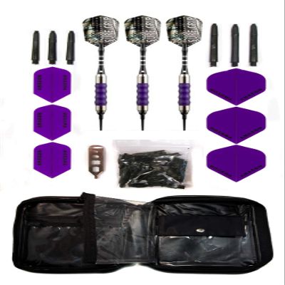 VIPER Sure Grip Soft Tip Darts with Accessory Kit (Purple, 16 Grams)