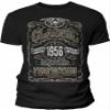 70th Birthday Gift Shirt for Men - Classic 1956 Aged to Perfection - Black-001-4X view 1