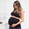 Belly Bandit Belly Boost Pregnancy Support Band - Comfortable & Discreet Grow-with-You Pregnancy Belly Band with Ultra-Soft & Breathable Knit, Black, Small view 4