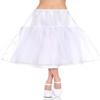 Music Legs Women's Long Trim Petticoat, White, one Size view 1
