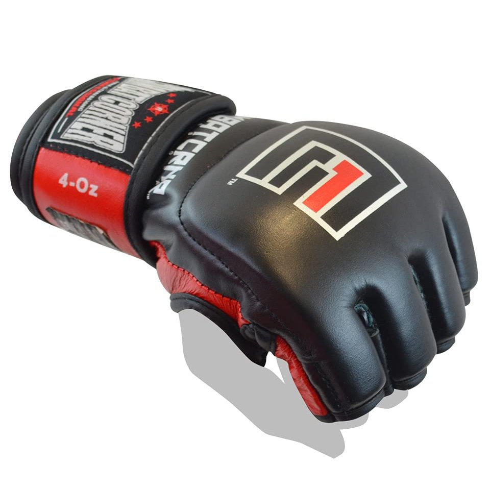 Combat Corner Super Pro MMA Spar Fight Gloves - Kickboxing, MMA, Muay Thai Sparring Training Gloves