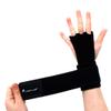 AEOLOS Leather Gymnastics Hand Grips-Great for Gymnastics,Pull up,Weight Lifting,Kettlebells and Cross Training (Black, Small) view 4