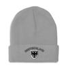 Beanies for Men Deutschland Black German Eagle Germany Skull Cap Winter Hats for Women Acrylic One Size Light Grey Design Only view 1