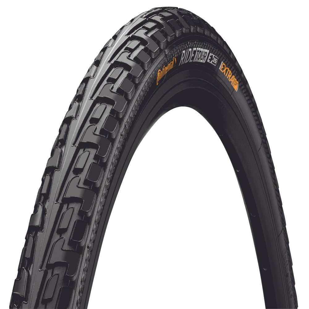 Continental Ride Tour Tire - 27 x 1-3/8, Clincher, Wire, Black, ExtraPuncture Belt, E25