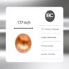BC Precision 500 ct Copper Plated Metal BBS 4.5mm (.177 Cal), Premium Match Grade, Ideal for Precision Shooting and Target Practice view 4