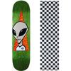 Alien Workshop Skateboard Deck Visitor 8.25" (Asst Clrs) Checker White Grip view 1