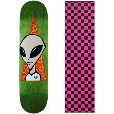 Alien Workshop Skateboard Deck Visitor 8.25" (Asst Clrs) Checker Pink Grip