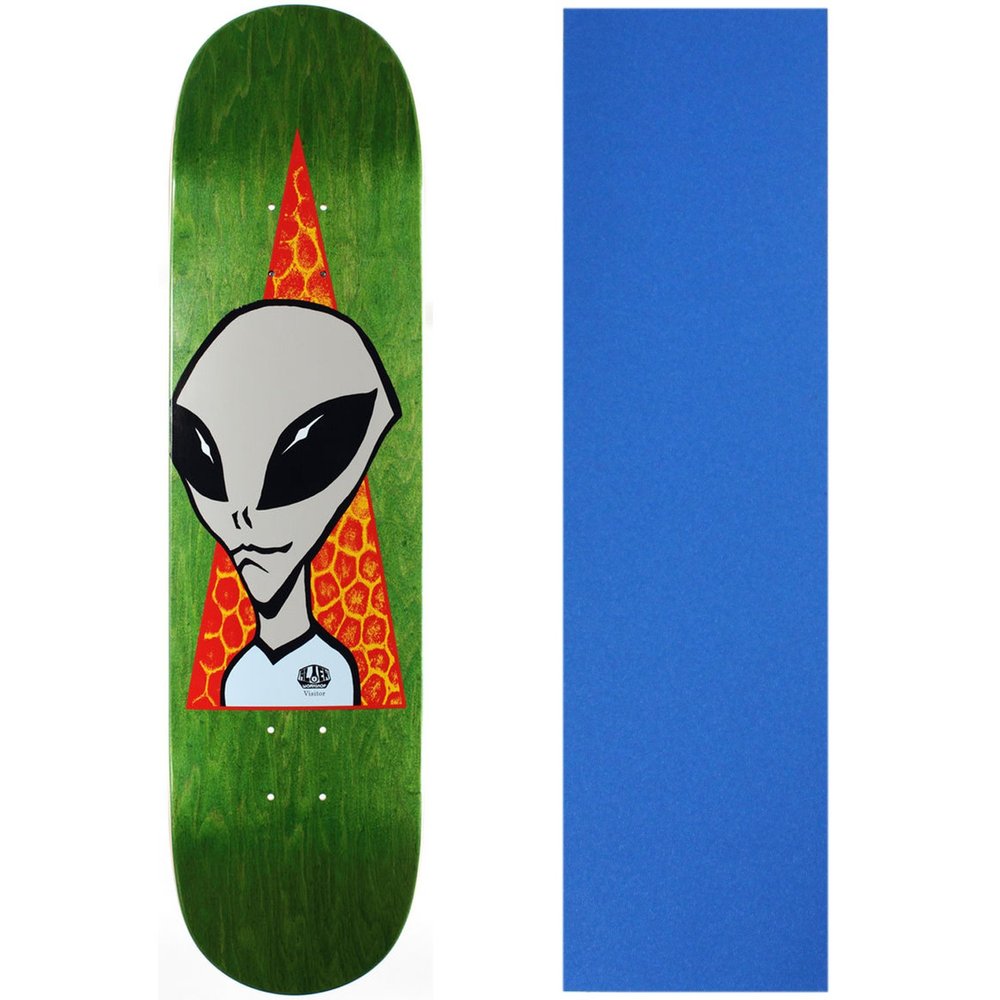 Alien Workshop Skateboard Deck Visitor 8.25" (Asst Clrs) Blue Grip