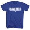 American Classics Top Gun 1980's Military Action Movie Vintage Style Maverick Adult T-Shirt - Blue - XX-Large view 1