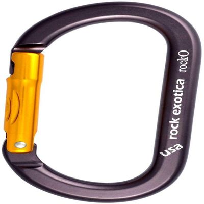 Rock Exotica Rocko Carabiner - Non-Locker Gray