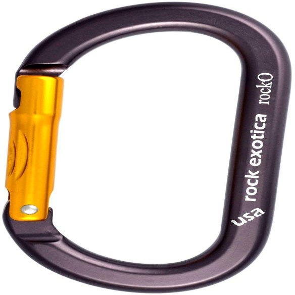 Rock Exotica Rocko Carabiner - Non-Locker Gray