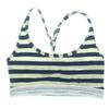 2(X)IST Women's Retro Cotton Y- Back Bralette, Oatmeal Heather Stripe, X-Small view 1
