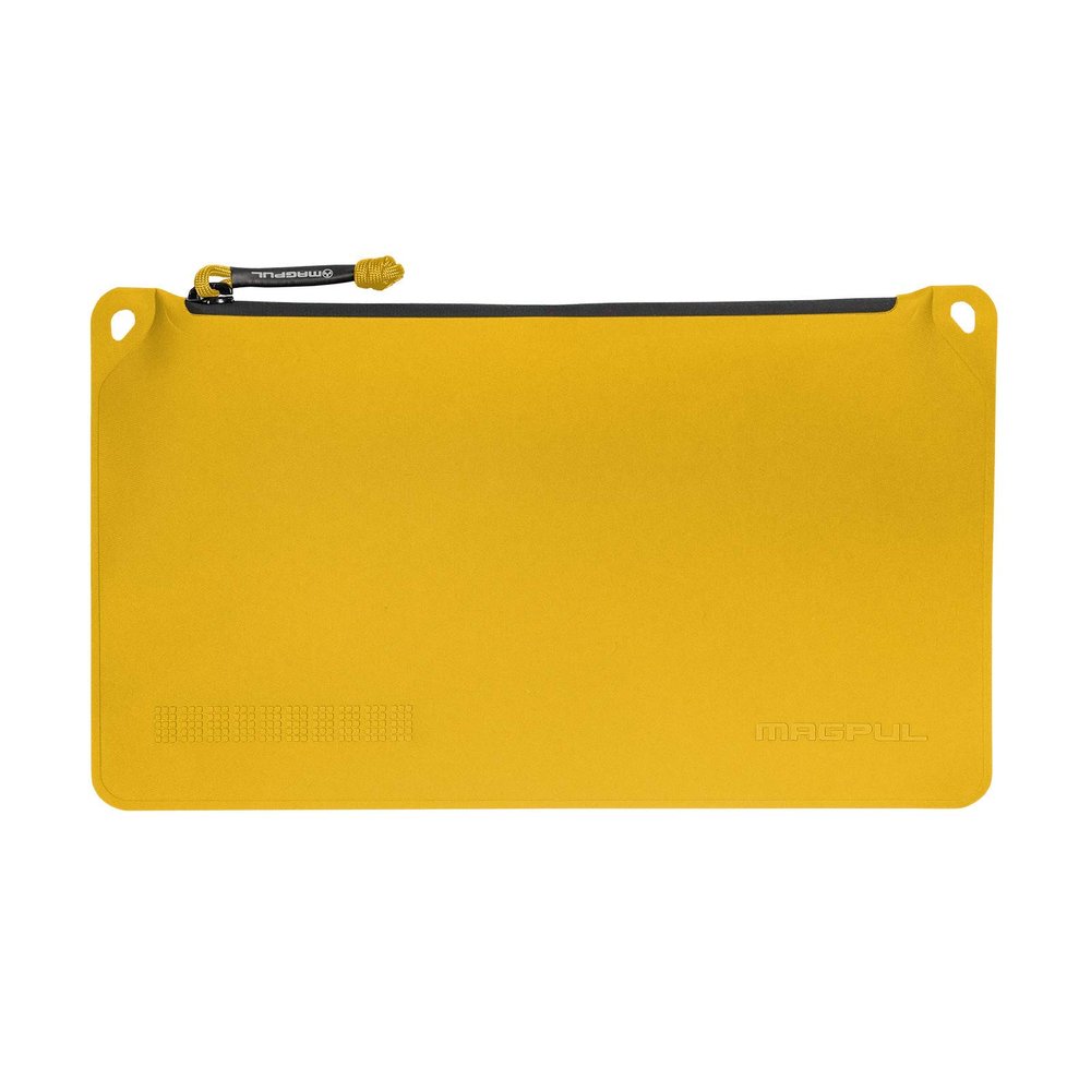 Magpul DAKA Pouch Zippered Tactical Range Tool and Gear Bag, Yellow, Medium (7" x 12") (MAG857-720)
