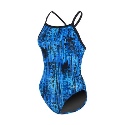 Dolfin Women's JOLT V-Back ONE-Piece Swimsuit Blue JOLT Size 24