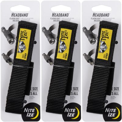 Nite Ize Headband Flashlight Holder Blacknpo-03-01