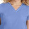 Healing Hands Scrub Top for Women with 3 Pockets and Easy Care, 2-Way Stretch Fabric Plus Size 2278, 2XL, Ceil view 3