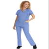 Healing Hands Scrub Top for Women with 3 Pockets and Easy Care, 2-Way Stretch Fabric Plus Size 2278, 2XL, Ceil view 4