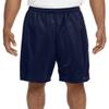 A4 N5296 - Lined 9" Inseam Tricot Mesh Shorts Navy view 1