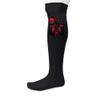 GOODFB Raven Mercurial Trickster Northwest Coast Native Soccer Sports Athletic Sock Black view 1
