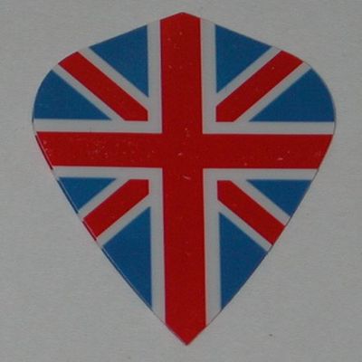 US Darts - 5 Sets (15 Flights) - Union Jack England - Hard Poly Flights
